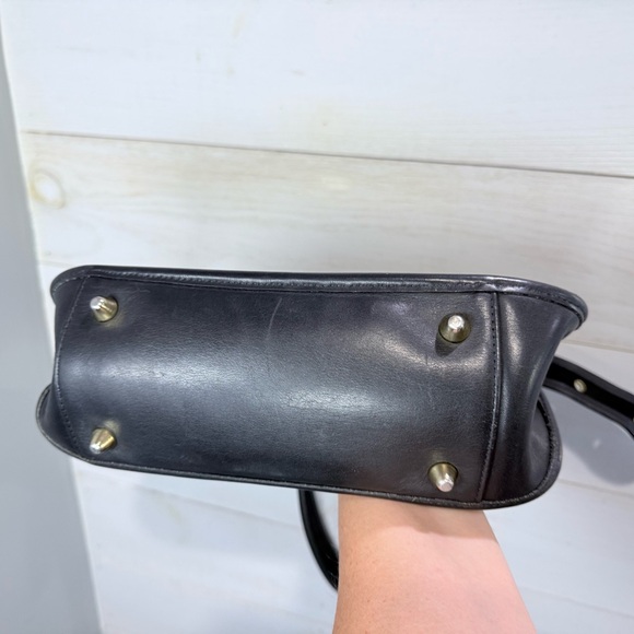 COACH Legacy Zip Bag Vintage 9966 Black Glove-Tanned Leather Made in USA 2001 - Picture 10 of 14